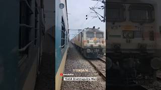 15658Brahmaputra Mail Crossing Mankatha Stationviralshorts indainrailway [upl. by Dust]