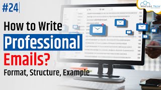 How to Write an Email Professionally Business Email Writing Tips With Examples [upl. by Dlorrej516]