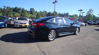 2016 Hyundai Sonata Sport  Black  GH409857  Redmond  Seattle [upl. by Lemaj924]