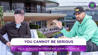 quotYou cannot be seriousquot  Nick Kyrgios interviews John McEnroe  Wimbledon 2024 [upl. by Peyton]