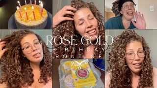 making my hair ROSE GOLD 😍 [upl. by Conias]