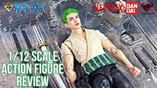 Roronoa Zoro NETFLIX ONE PIECE SH Figuarts Review [upl. by Asalocin]