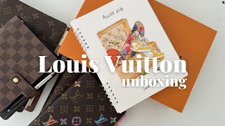 2024 LOUIS VUITTON BUREAU AGENDA REFILL  Unboxing amp Size Comparison [upl. by Valorie]