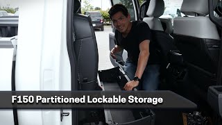 Partitioned Lockable Storage in the Ford F150 [upl. by Cherilyn]