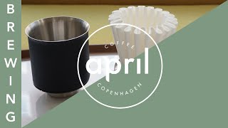 Exploring the Stagg PourOver Dripper from Fellow XF  Coffee with April 188 [upl. by Foah3]