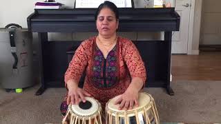 Tabla  Dadra Sequence Practice [upl. by Alihet849]