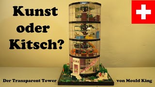 MOULD KING  16013  Transparent Tower  Reviewein Riesen Glaszylinder [upl. by Anivram984]