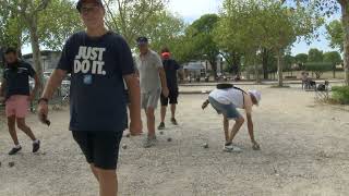 Concours triplette  31082024 Boule du Forum les Angles [upl. by Ydnerb400]