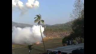 Uthralikavu Pooram Fire Work 2013 Wadakkanchery Thrissur [upl. by Htrowslle]