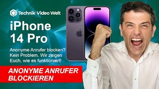 iPhone 14 Pro  Anonyme Anrufer blockieren • Tutorial [upl. by Cronin]