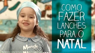 Como fazer lanches para o Natal [upl. by Atekihs]