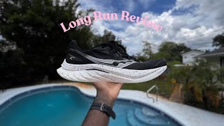 Saucony Endorphin Speed 4  Long Run Review [upl. by Volnak96]