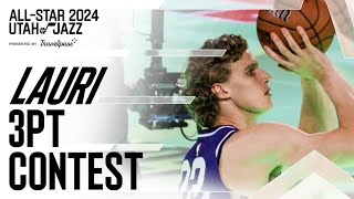 Lauri scores 25 in 3point contest ⭐️  UTAH JAZZ [upl. by Griseldis]