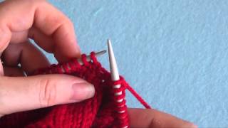 How To Slip 1 Knitwise sl1k or sl1 [upl. by Christan803]