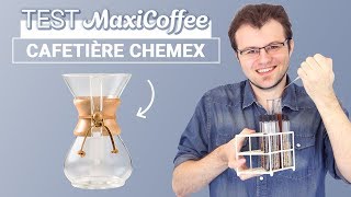 CAFETIERE CHEMEX  Cafetière Slow Coffee  Le Test MaxiCoffee [upl. by Ferneau190]