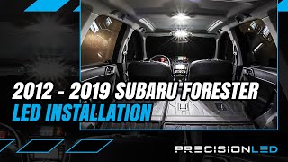 Subaru Forester LED Interior How To Install  4th Gen 2012 [upl. by Ettenot]