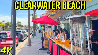 Clearwater Beach Florida 4k UHD Walking Tour [upl. by Amalle]