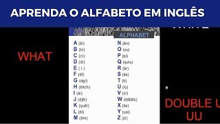 Aprenda o Alfabeto em Inglês [upl. by Joselyn]