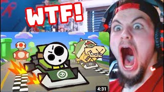 Shy Guy Kart  Ultimate SUPER MARIO Cartoon REACTION [upl. by Anaiuq246]