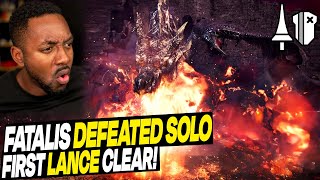 I Defeated Fatalis Solo With LANCE After 10 Days Of Learning The Weapon  MHW Iceborne [upl. by Atiugram940]