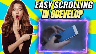 Easy Scrolling in GDevelop 5 Simple Guide for Beginners [upl. by Lach59]