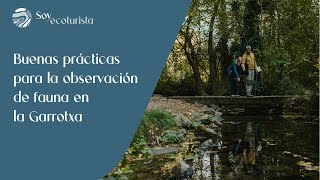 Buenas prácticas para la observación de fauna en la Garrotxa [upl. by Lourdes]