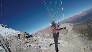 Parapendio Monte Chaberton 3131 mt HikeampFly [upl. by Elcin909]