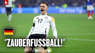 quotIn etlichen Szenen Zauberfußballquot  Wirtz Musiala amp Co überzeugen  Deutschland  Frankreich 20 [upl. by Leotie]