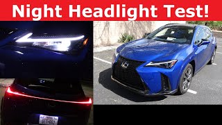 2025 Lexus UX 300h Headlight Test and Night Drive [upl. by Ted529]