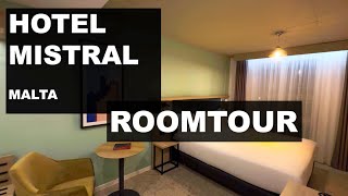 Hotel Mistral St Julian‘s Malta  Roomtour [upl. by Cardie]