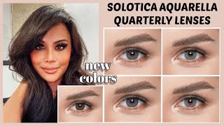 SOLOTICA LENSES REVIEW  NEW SOLOTICA COLORS  COLORED CONTACTS FOR DARK BROWN EYES [upl. by Godbeare873]