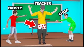 TROLLING TEACHERS WITH CHOP IN BAD GUYS AT SCHOOL [upl. by Lednem639]