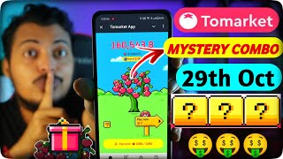 Tomarket Mystery Code Today 29 October  Tomarket Combo Today  Tomarket Secret Combo 29 October [upl. by Nalyk]