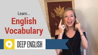 English Vocabulary  Hidden Meanings  Part 5 [upl. by Adnilahs]