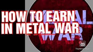 Metal War Game Overview New WAXP chain game [upl. by Dinan]