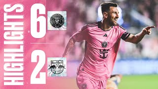 HIGHLIGHTS  Inter Miami 62 New York RB  Messi HISTORIC Performance 5 ASSISTS and ONE GOAL  MLS [upl. by Ettinger]