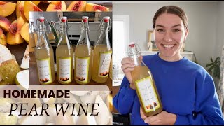 Homemade Pear Wine  From our pear tree [upl. by Wynny]