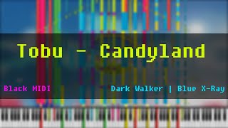 Black MIDI Tobu  Candyland  278K Notes [upl. by Terrag787]