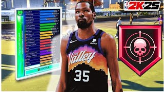 NBA 2K25 BEST 610 KEVIN DURANT BUILD USER LIVE NBA 2K25 BEST JUMPSHOT [upl. by Stiruc233]