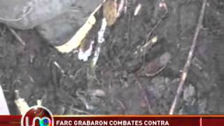 FARC grabaron combates contra militares en Cauca [upl. by Annahsat]