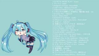 Hatsune Miku songs I listen while drawing  playlist [upl. by Newob]