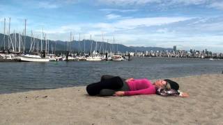 Restorative Yoga Reclining Supine Twist Supta Matsyendrasana [upl. by Arayt714]