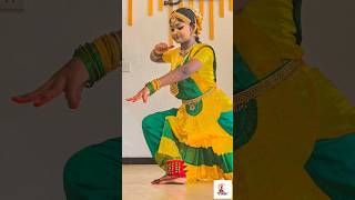 Abhinaya 💛 Bharatanatyam Dance Dancer Students pruthuvisri [upl. by Aydni]