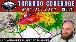 As It Happened LIVE Midland Texas Area Tornadoes Numerous TX Severe Storms May 30 2024 [upl. by Jolee]