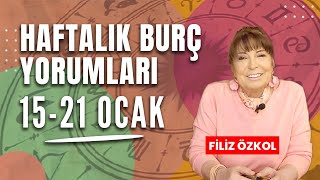 FİLİZ ÖZKOL İLE HAFTALIK BURÇ YORUMLARI  15  21 OCAK 2024 [upl. by Arraic]