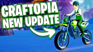 CRAFTOPIA NEW UPDATE IS HUGE  New Biome New Boss New Vehicles  Caztecx [upl. by Vokaay]