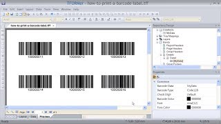 Print Barcode Labels with Professional Labeling Software [upl. by Lacombe]