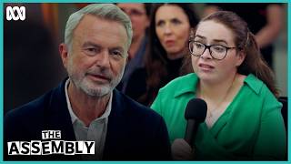 The question that shook Sam Neill  The Assembly  ABC iview [upl. by Silirama]