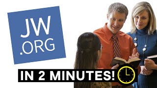 Jehovahs Witnesses Explained in 2 Minutes [upl. by Arline]