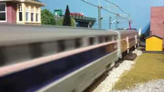 Afternoon With Amtrak on the Northeast Corridor HO Scale [upl. by Ettegirb]